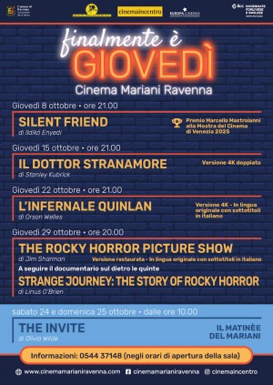 FINALMENTE È GIOVEDÌ - Cinema Mariani Ravenna